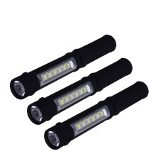 Portable Multi-function Aluminum COB Pen Worklight Magnetic Work Light With Clip